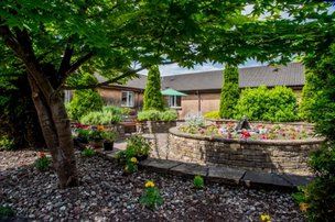 The Orchard Care Home in Alloa, garden