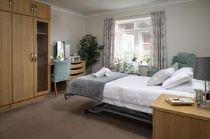 Avonbourne Care Centre, Old Sarum, bedroom 