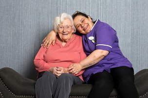 Heathfield Court Care Home Erith Resident and Carer