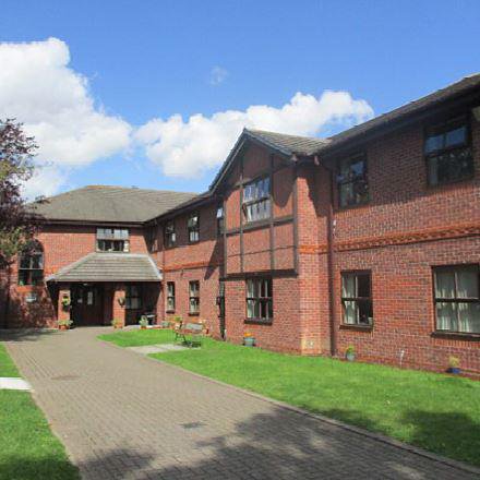Overdene House Care Home in Winsford, front exterior