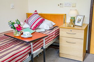 Parklands Care Home in Caerphilly, bedroom