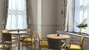 Pendleton Court Care Home in Salford, dining room