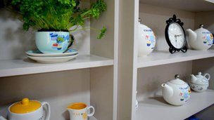 Peniel Green in Swansea, bookcase