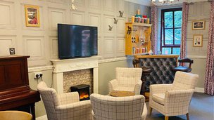 Primrose House Nursing Home in Crewe, living room