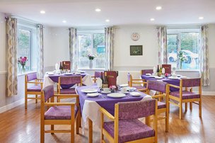 Priory Court Care Home dinning room