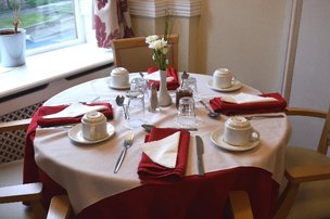 Pytchley Court Nursing Home in Brixworth, dining room