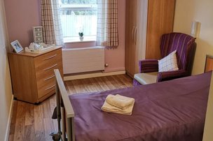 Quarry Hall in Cardiff, bedroom