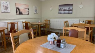Quayside Nursing Home in Glasgow, dining room