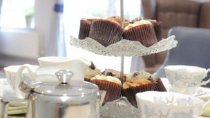 Ridgeway Lodge Care Home in Dunstable, afternoon tea