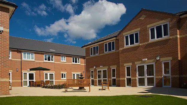 Rievaulx House Care Home in Armley, front entrance
