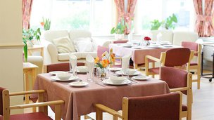 River Court Care Home in Watford, dining room