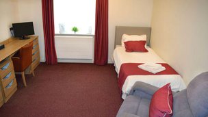 Roby Lodge in Liverpool, bedroom