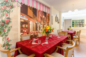 Roseacres Care Home, dining area. 