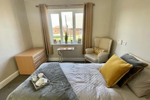 Roseberry Court in Redcar, bedroom