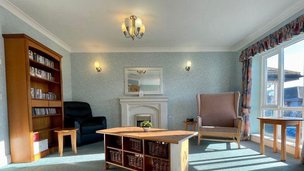Rose Court Nursing and Residential Home in Manchester, lounge