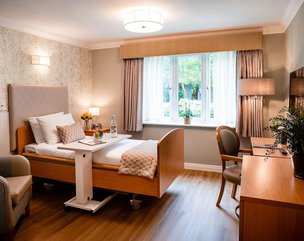 Bedroom at Rowan Lodge Nursing Home