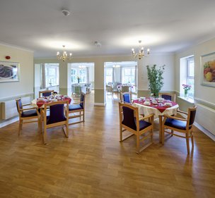 Rowan Court, Newcastle under Lyme, Dining area