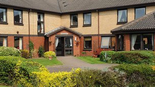 The Rowans Care Home in Coalville, front entrance