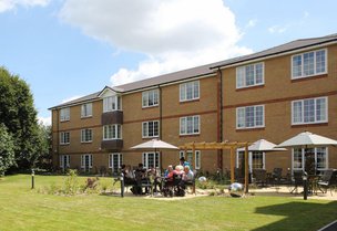 Ryefield Court Care Home in Hillingdon, Uxbridge exterior