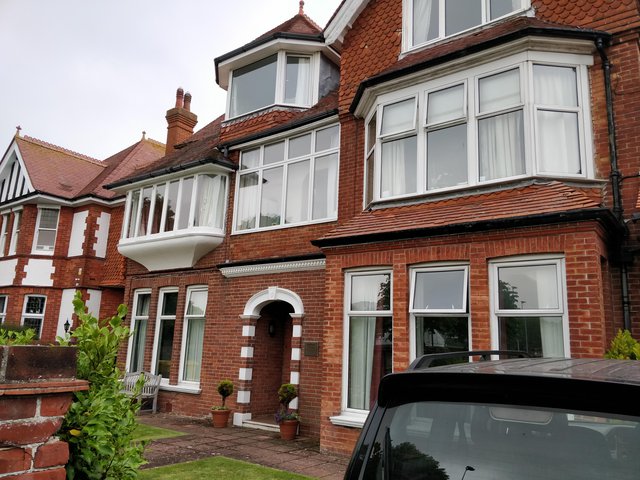 Saffrons Care Home in Eastbourne BN21 1DU front exterior