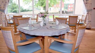 Sandon House in Ashton-under-Lyne, dining room