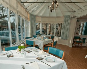 Astley House, North Berwick, conservatory dining