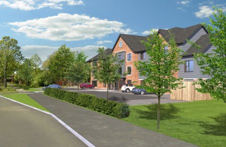 The Waterside Care Home - 3D render of the new building