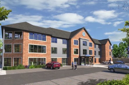 The Waterside Care Home - 3D render of the new building