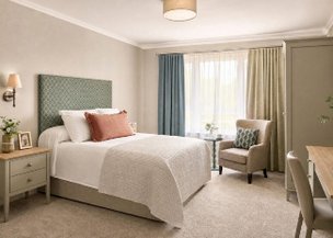 Elland Court, Leeds, bedroom 