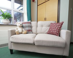The Grove Care Home - comfy sofa