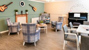 Shelton Lock Care Home in Derby, dining room