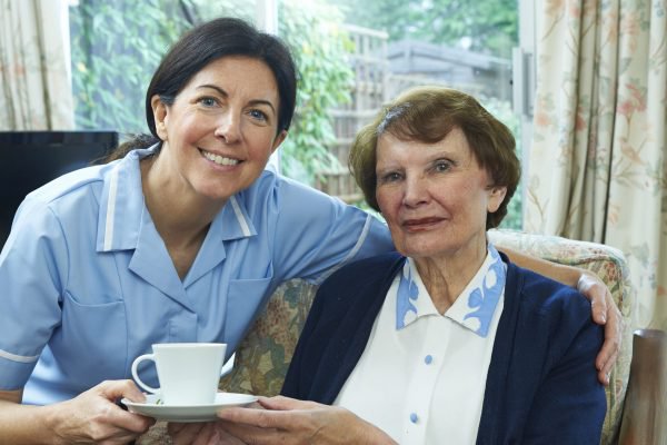 Ultimate Independence Live In Care, Gloucester, carer and client