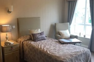 Springfield House in Gateshead, bedroom