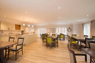 St Clare's Court in Newton Aycliffe, dining room