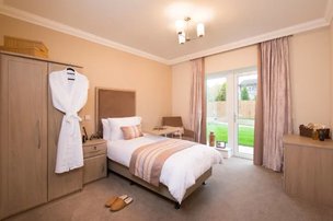 St Clare's Court in Newton Aycliffe, bedroom