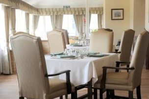 St James' Park Care Home in Bridport, dining room