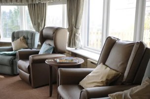 St James' Park Care Home in Bridport, lounge