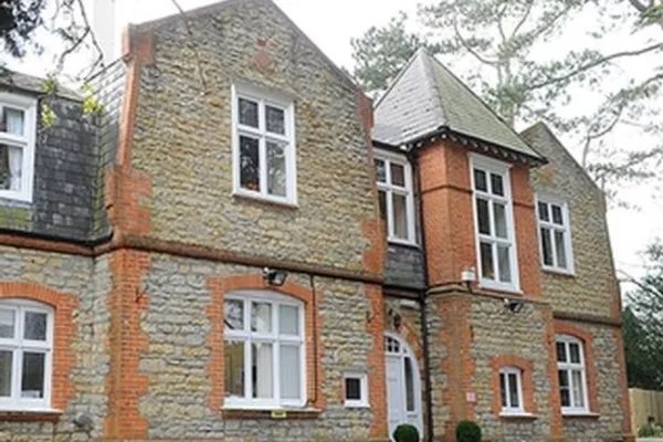 St James' Park Care Home in Bridport, front entrance