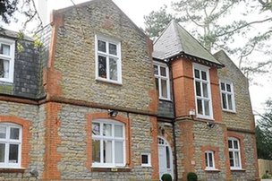 St James' Park Care Home in Bridport, front entrance