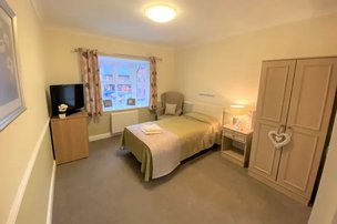 St Margaret's Care home in Durham, bedroom