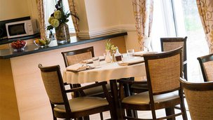 St Martin's Court in Swansea, dining room