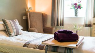 St Martin's Court in Swansea, bedroom