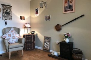 Stoneleigh Care Home in Stanley, decorations