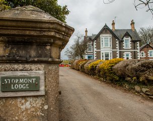 Stormont Lodge in Blairgowrie - Front of home