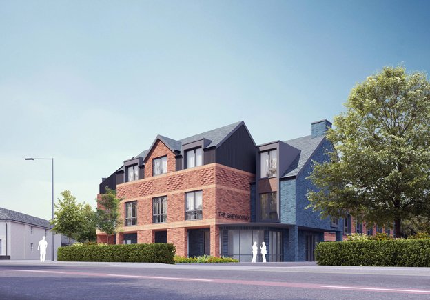 Iverley View Care Home in Stourbridge, 3D render