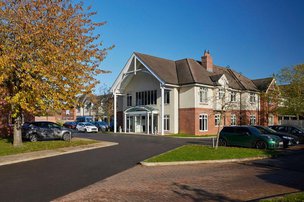 Stowford House Care Home front side exterior