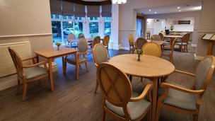 Summerville Care Home in Warrington, dining room