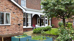 Summerville Care Home in Warrington, garden