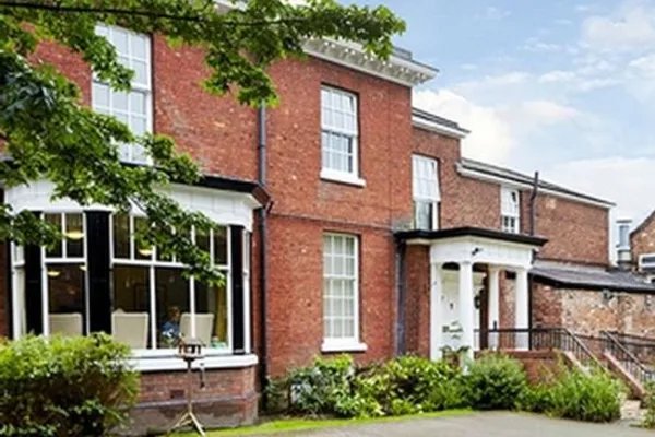 Summerville Care Home in Warrington, front entrance