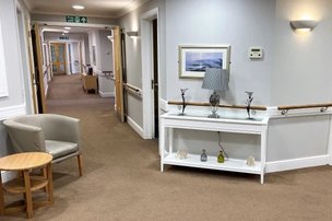 Sutherland Court in Newcastle, hallway